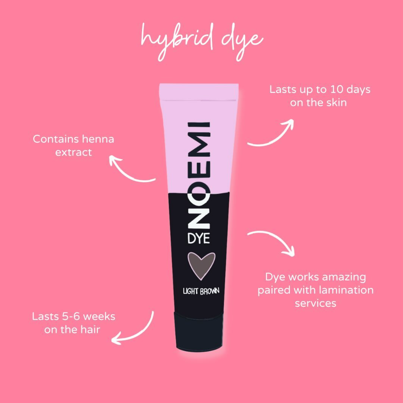 Noemi Professional Dye Dark Brown, 15 ml